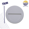 Luminario LED de pared redondo blanco | luz blanca (RP3BL/BC)