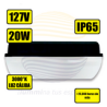 Arbotante de forma rectangular de 20W Blanco cálido (1135)