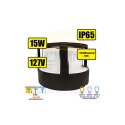 Arbotante de forma circular de 15W (1044)