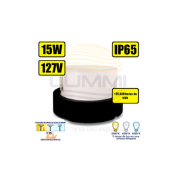 Arbotante de forma circular de 15W (1040)