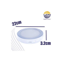 Panel circular de LED 12W  (SOLE12/BC)