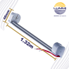Canaleta Autobalastrada para T8 y T12  (CAN40)