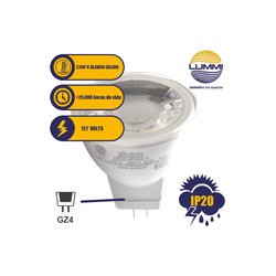 Lámpara LED MR11 GZ4 de 4W (MR11LED4/LD)