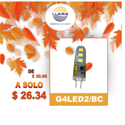 Foco cacahuate LED 2W (G4LED2/BC)