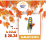 Foco cacahuate LED 2W (G4LED2/BC)