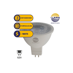 Foco MR16 SMD 7W GX5.3 (MR16SMD7C/BC)