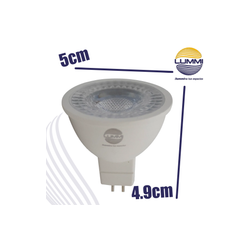 Foco MR16 SMD 7W GX5.3 (MR16SMD7C/BC)