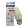 Foco tipo vela LED (VEFILED4E26/BC)