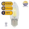 Foco tipo vela LED (VEFILED4E26/BC)