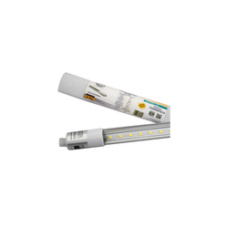 Lámpara lineal LED T5 de acrílico transparente y aluminio de 8W, Paq 5pzs  (T5SMD8TR/LD)