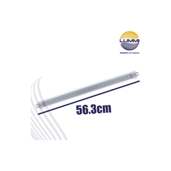 Lámpara lineal LED T5 de acrílico transparente y aluminio de 8W, Paq 5pzs  (T5SMD8TR/LD)
