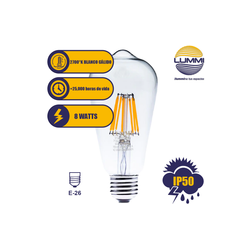 FOCO Vintage T/PERA FILAMENTO LEDS 8W ( ST64FILED8/BC )