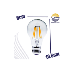 Foco A60 Filamento LED (A60FILED8/BC)