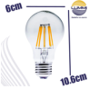 Foco A60 Filamento LED (A60FILED8/BC)