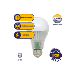 Foco LED 8W tipo A60 con sombra (A60LED8CO/LD)