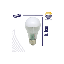Foco LED 8W tipo A60 con sombra (A60LED8CO/LD)