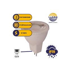 Lámpara LED MR11 GZ4 de 4W (MR11LED4/BC)