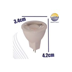 Lámpara LED MR11 GZ4 de 4W (MR11LED4/BC)