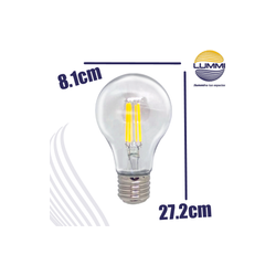 Lámpara LED de filamento A60 dimmeable de 4W (A60DIM4/LD)