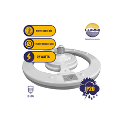 Luminaria LED circular 22W (C22LED/LD)