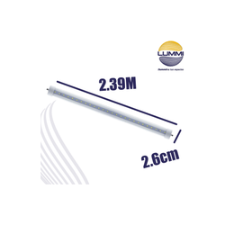 Lámpara tubo T8 LED 36W Slim, Paq 5pzs (T8SMD240CFA8/LD)