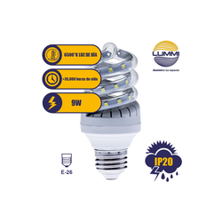 Foco espiral SMD LED de 9W ( ES9SMD/LD )