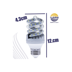 Foco espiral SMD LED de 9W ( ES9SMD/LD )