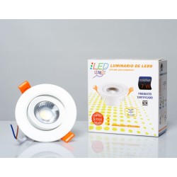Luminaria  Circular LED 7W Empotrable SMD (EMSMD7/BC)