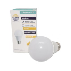 Foco LED 9W tipo A60 BC (A60LED9/BC)