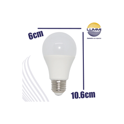 Foco LED 9W tipo A60 BC (A60LED9/BC)