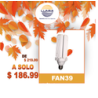 Foco LED 39W tipo ventilador (FAN39)