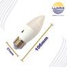 FOCO TIPO VELA 3 TONALIDADES DE LUZ (VESMD7CCT)