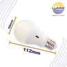 FOCO TIPO A-60 3 TONOS DE LUZ (A60SMD9CCT)