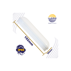ARBOTANTE LED OVALADO BLANCO (AR15LED/BL)