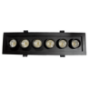 Luminaria LED empotrable con distribución telescópica de 40W (1436)