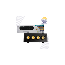 Luminaria LED empotrable con distribución telescópica de 26W (1424)