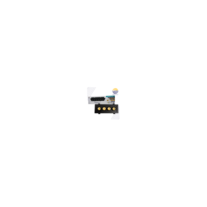 Luminaria LED empotrable con distribución telescópica de 26W (1424)