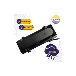 Luminaria LED empotrable con distribución telescópica de 26W (1424)