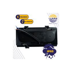 Luminaria LED empotrable con distribución telescópica de 18W (1418)