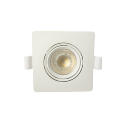 Luminaria LED dirigible de empotrar cuadrada de 7W (1612)