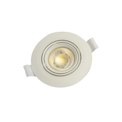 Luminaria LED dirigible de empotrar redonda de 7W (1610)