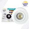 Luminario LED de sobreponer dirigible blanco de 7W (1501)