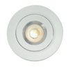 Luminario LED de sobreponer dirigible blanco de 7W (1501)