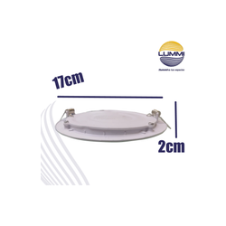 Panel LED 12W Ultradelgado 86-265V (MP12/LD)