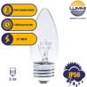 Foco vela liso E26 40W (VE40)