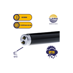Tubo fluorescente 40W Luz Negra T8 Paq 5pzs (FL40BLB)