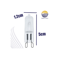 FOCO CACAHUATE 127V. 75W. G9 (G975F)