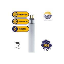 Tubo Luz Negra Sin Filtro 20w T8 Paq 5pzs (fl20bl)