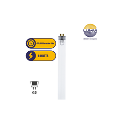 Tubo Germicida T5, Paq 5pzs (FL8GER)