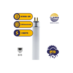 Tubo fluorescente T5 LUZ NEGRA sin Filtro Paq 5pzs (FL8BL)